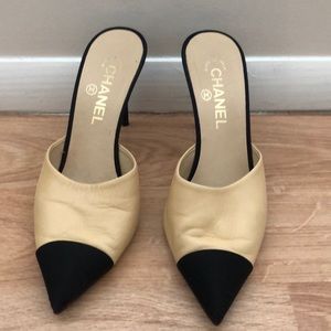 Authentic Chanel mules